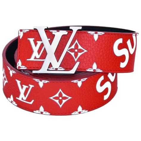 lv x supreme belt black|louis vuitton supreme sweatpants.